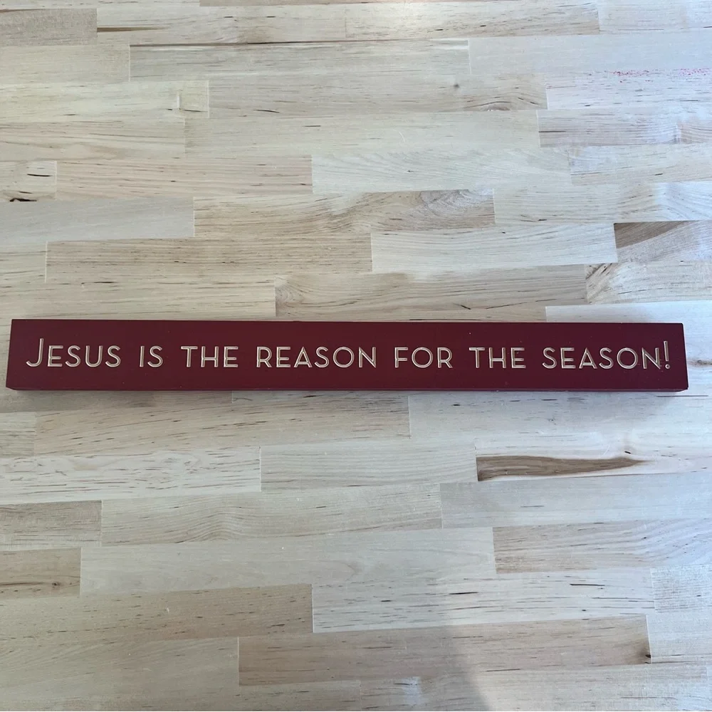 Wood Christmas‎ Sign